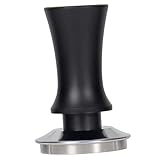 HIAKDOFT Handheld Edelstahl Espresso Tamper Kaffee Tamper Werkzeug mit Flachem Boden für Gleichmäßiges Komfortabler Griff Langlebig und Präzise für Professionelle Kaffeezubereitung