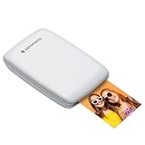 AGFA Photo Mini P.2 – Tragbarer Zink-Drucker für Sofortbilder – Einfach und schnell drucken – 75 × 50 mm Tragbarer und tintenfreier Fotodrucker für Smartphones und Tablets – Weiß