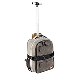 Cabin Max Evos Hybrid Rucksack Trolley 40x30x15 Handgepäck - erweiterbar auf Wizzair Handgepäck 40x30x20 - Handgepäck Tasche 40x30x15 für Easyjet, Eurowings, Vueling, British Airways