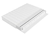 Mirjan24 Matratze Tinalil, Taschenfederkern matratze, Höhe: 20 cm, Beidseitigematratze heißgeklebt, Liegehärten H3, Bezug waschbar (80 x 200 cm)