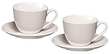 Ritzenhoff & Breker Cappuccino-Set Bianco, 4 teilig, 300 ml