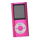 Lurrose Musikspieler Spieler Mp3 Mini USB Fotobetrachter Bildschirm Mp3-player Mp3 Mp4 Player Mp3-musikplayer Digitaler Spieler Rosa