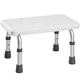 tectake Duschhocker Duschbank Badewannen Einstiegshilfe Badewannenstufe aus Aluminiumgestell | höhenverstellbar - Diverse Modelle - (Badewannenstufe | Nr. 402511)