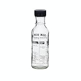 KitchenCraft Glas-Salatdressing-Mixer, Transparent, Durchsichtig
