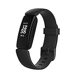 Fitbit Inspire 2 Gesundheits- & Fitness-Tracker mit einer 1-Jahres-Testversion Fitbit Premium, kontinuierlicher Herzfrequenzmessung & bis zu 10 Tagen Akkulaufzeit, Schwarz