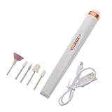 CTIRCHIU Elektrischer Nagelfeile Pen Design mit Aufsätzen Hochgeschwindigkeits Multifunktionsgerät für Maniküre und Pediküre Tragbar zur Hornhaut und Nagelhautentfernung für Frauen