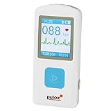 Pulox PM10 Mobiles Einkanal Heim EKG-Gerät - mit USB, Smartphone-App und PC-Software