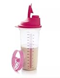 Tupperware Backen Mix-Fix 600 ml Shake-It lila Shaker Mess- Mixbecher Shaky 38367