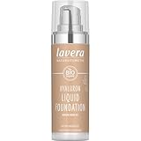 lavera Hyaluron Liquid Foundation - Warm Nude 03 - Naturkosmetik - Vegan - Seidige, leichte Textur - Frei von Mineralöl - Natürliche Hyaluronsäure & Bio-Mandelöl - 30ml