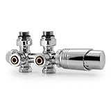 Dxoniislh Multiblock Heizkörper-Mittelanschluss Ventilarmaturen Set Heizkörper-Mittelanschluss