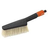 Gardena Handwaschbürste, groß: Handschrubber für schwer zugängliche Stellen, für empfindliche Oberflächen, stufenlose Regulierung (984-20),Standard