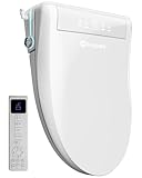 Smart WC-sitze mit Warmwasser und Trockner, Bidet Toilettensitz mit Düse, Japanische Toilette Sitz Beheizbare Klobrille, Dusch WC mit Automatischem Deckel und Aromatherapie, Elektronisches Bidet