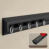 Selbstklebende Vorhangschiene ohne Bohren, für Decke und Wand, 4,7 m, Gardinenstange für Schränke, Schränke und Badezimmer, einfache Installation, Weiß, ideal für Duschvorhänge