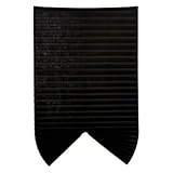 CSSHNL Plissee zum Kleben Klebende Jalousien Pleate Shades Zebra Blind Roller Blackout Vorhang for Schlafzimmer Wohnzimmer Balkon Home Dekoration(Blinds Black,60 W X 180 L cm)