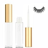 Lash Glue, Wimpern Kleber Bond, Wimpernkleber Transparent, für Wimpern Clear Latexfrei Wimpernkleber, starker Halt, falscher Wimpernkleber für Streifenwimpern.