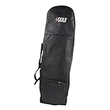LeeQinersw Golfreise -Tasche mit Rädern Aufbewahrungstasche mit schweren tragbaren Zipper Golf Club Hülle Cover Golfgepäckbeutel