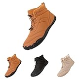 generisch Barfußschuhe Winter Damen Herren Barfuss Schuhe Warm Winterschuhe Schneestiefel Rutschfest Wanderschuhe Zehenschuhe