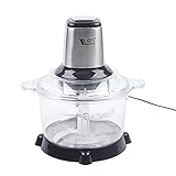 vinnyooc Zerkleinerer Küche Elektrisch, 10000RPM, 5L Multizerkleinerer, 4 Edelstahlmesser, Universalzerkleinerer Electric KüChenzerkleinerer für Obst, Gemüse, Fleisch