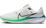 Nike Herren Air Zoom Pegasus 40 Laufschuhe, Platinum Tint/Black-White-Green Strike, 48.5 EU