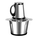 Elektrischer Hacker | Multifunktionaler Gemüsse Zerkleinerer | Tragbarer Edelstahl Küchenhelfer Für Kochen Obstsalat Knoblauch | Mini Küchenmaschine Für Camping Haushalt Küche