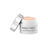 Malu Wilz Camouflage Cream Nr. 14 Light Honey Tan 5g I Camouflage Make up stark deckend I Wasserfeste Concealer Creme für jeden Hauttyp I Zum Abdecken von Tattoos und Hautanomalien