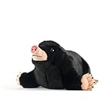 PuffPurrs Lifelike Mole Plush Toy, Realistic Common Mole Teddy Stuffed Animal, Cute Pointed Snout Unique Pillow Toy Gift, 30 CM/11 In