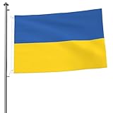Flagge der Ukraine, doppelseitig, strapazierfähig, dekorativ, ideal für Garten, Schlafzimmer und Partydekoration