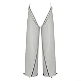 Ultraleichte 20D Nylon Regenhose mit kompaktem Design und effektiver Wasserbeständigkeit (Grau)