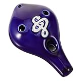 Kisangel Alt -Keramik Instrument Loch Ocarina Altkokarina Okarina für Erwachsene Okarina für Anfänger Ocarina Okarina aus Keramik für Tragbare Ocarina