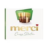 merci Finest Selection Mandel Knusper Vielfalt – 1 x 250g – Gefüllte und nicht gefüllte Schokoladen-Spezialitäten