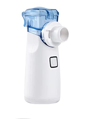 Inhalator Vernebler, Inhalationsgerät für Atemwegserkrankungen wirksam, Inhaliergerät für Kinder und Erwachsene, Einstellbarer Sprühnebel, mit 2 Zerstäubermembran