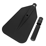 ibasenice 1 Satz Paddel für Bootssport Paddle stechpaddel Paddelblatt Boot paddel Paddelboot Planke Zubehör abnehmbar Aufblasbares Boot Surfpaddel tragbare Paddel Ruderpaddel PVC Black