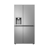 LG GSLE81PYBC Side by Side Kühlschrank, Klasse C, 628 L, Multi-Door Kühlschrank mit Gefrierfach, Eis-, Crushed Ice- Wasserspender mit UVnano, Total NoFrost, Smart Inverter Kompressor, Wi-Fi