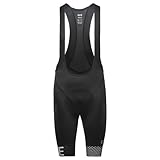 GORE WEAR Herren C5 Opti Trägerhose+ Kurze, Black/White, XL EU