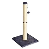 Amazon Basics Mittelgroßer Katzen-Kratzbaum, 40.01 x 40.01 x 80.01 cm, Grau