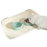 Hundefuttermatte | wasserdichte Futtermatte für Haustiere | Silikon Haustier Fütterung | Hund Katze Schüssel | Matten für Böden, wasserdicht, Kieselgur, langsamer Futterspender für Hunde Katzen