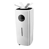 Lazmin112 Langlebiger 2000 Ml/h -Kapazitätsbefeuchter 21L Wasserkapazität Stille Betriebsbefeuchter für Große Gebiete 100‑220 V Bewertungsleistung Stehanfeuchter für Lagerhäuser ABS -Material