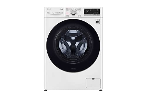 Waschmaschine LG F4WV5509SMW, Weiß, 9 kg, WLAN, IA