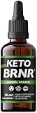 BRNR Keto Diät Tropfen Hanföl für die Ketose aus Hanfsamenöl, hochdosiert mit Omega 3 und Alpha-Linolensäure, kaltgepresst, 30 ml (1100 Tropfen)