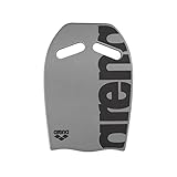 arena KCKBRD Unisex Schwimmbrett Kickboard als Schwimmhilfe oder zum Kraft- und Techniktraining), Silver (50), One Size, 39 x 30 cm