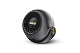Unold 86675 Breezy Bowl – Kabelloser Akku-Ventilator | 3 Geschwindigkeiten | Bis zu 4h Laufzeit | 6W | 1.200 mAh | USB Wiederaufladbar | LED-Beleuchtung | Kompakt & Ideal für unterwegs, Schwarz