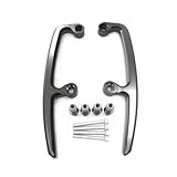 SQIFBA Hinterradgepäckträger Passend Für Kawasaki Für Z 650 2017–2023 Für Z650 Für Ninja650 Motorrad Hinterhaltegriff Beifahrer Rücksitzschienen Haltegriff Gepäckträger(Titan)