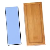 HOMSFOU Wetzstein doppelseitiger Schleifstein rechteckiger knife sharpener sharpner messerschleifsteine Fräser Schleifwerkzeug Werkzeug zum Schleifen von Steinen Kieselgel Blue
