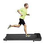 Laufband für Zuhause,1-6km/h Walking Pad Klappbares Elektrisches Laufband mit LCD Display,Fernbedienung und Eingebaute Räder,Keine Montage Erforderlich