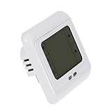 SEWOART Programmable Digital Thermostat with Touch Screen for Underfloor Heating Systems Includes External Probe LCD Display Day Modes