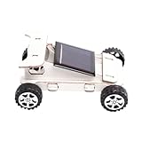 VICASKY Solarauto experimente Experiment Toys Cars bastelset Umweltfreundliches Holzspielzeug Solarenergie- Kinderspielzeug zum Selbermachen Plastik Beige