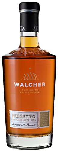 Walcher Noisetto Rum-Haselnusslikör- Angenehm süßer Nusslikör mit feiner Rum-Note aus Südtirol (1 x 0,7 l)