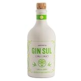 Gin Sul Lima Limão, der erfrischende Sommer-Gin – 1 x 0,5l Distilled Dry Gin made in Hamburg 43% Vol. aus spritzig herben Limetten, Zitronen und Minze, Perfekt für Sommerdrinks
