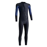 Wetsuit, Neoprenanzug Herren Neoprenhose Taucheranzug Wetsuit Badeanzug Einteiler Schwimmanzug Schnorcheln Surfen Schwarz, M