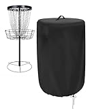Tyinerc Regenhülle für Golfkorb, Hülle für Golfkorb – Disc Golf Target Regenabdeckungen Schwarz, professionelle Golftrainingsausrüstung, Golfkorb-Abdeckung